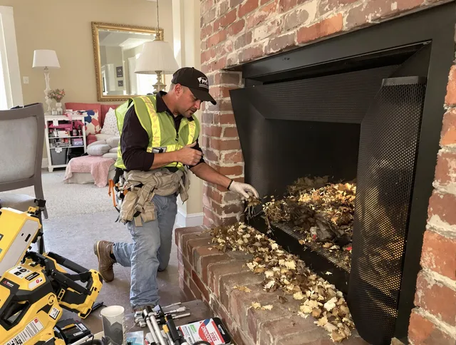 Safe screening installation by Georgetown Chimney Sweep in Georgetown, GA