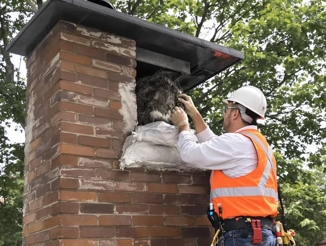 Humane removal of debris and animals by Georgetown Chimney Sweep in Georgetown, GA