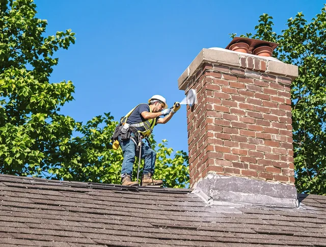 Georgetown Chimney Sweep performing an inspection with advanced tools in Georgetown, GA
