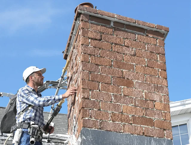 Brickwork for a chimney rebuild by Georgetown Chimney Sweep in Georgetown, GA
